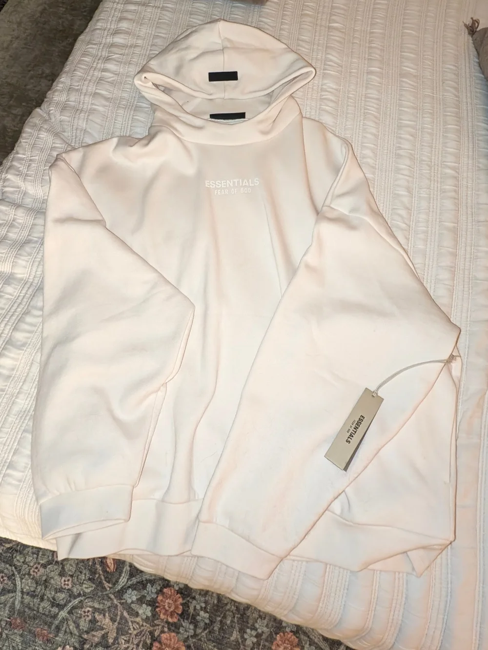 Essentials FOG Cream Hoodie